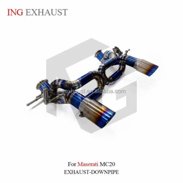 Tuning Exhausted Systems |   ING new product For Maserati mc20 titanium Alloy Exhaust high percarmance System valvetronic cat-back tuning auto parts