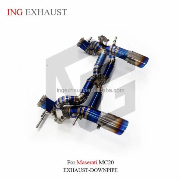 Tuning Exhausted Systems |   ING new product For Maserati mc20 titanium Alloy Exhaust high percarmance System valvetronic cat-back tuning auto parts