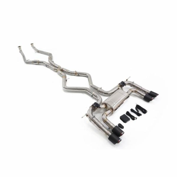 Tuning Exhausted Systems |   ING ss304 Exhaust Catback for BMW X5M X6M F85 F86 S63 4.4t Pipe Tuning Systems Remote Control Valve Product