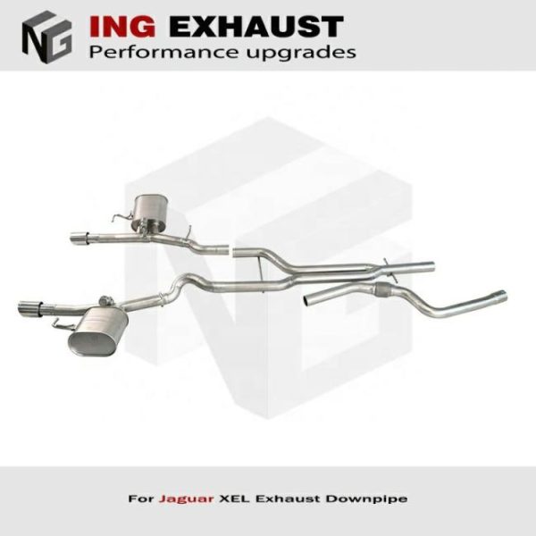 Tuning Exhausted Systems |   ING Stainless Steel Exhaust Catback For Jaguar XE XEL 2014- 2.0T 3.0T With Muffler Valves Exhasut Turning Exhausted System