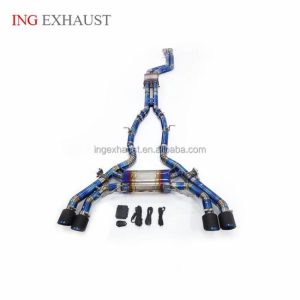 Tuning Exhausted Systems |   ING Titanium Alloy Catback Exhaust For BMW X3M/X4M F97 F98 2019-2021 3.0T S58 Engine V6 With Muffler Valves Exhaust Pipes System