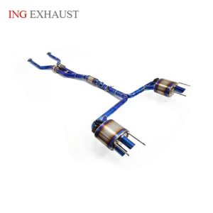 Tuning Exhausted Systems |   ING Titanium alloy full catback exhaust pipe For Lexus ISF tuning exhausted systems muffler valves ISF exhaust