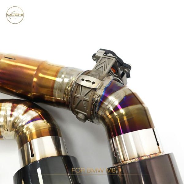 Tuning Exhausted Systems |   OUCHI Titanium Exhaust System Performance Catback for BMW M8 F91 F92 F93 4.4T Muffler With Valve