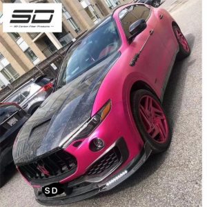 Engine Hoods |   Carbon Fiber  Forged Engine Hood Car Front Bonnet For Maserati  Levante