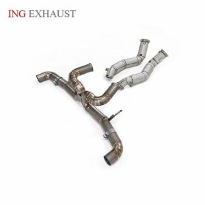 Tuning Exhausted Systems |   ING Hot Sales Titanium Alloy Exhaust Pipe For 2015-up Mclaren GT Car Catback Exhaust Performance Tuning Exhausted Systems