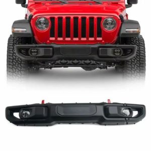 Car Bumpers |   10th Anniversary Front Bumper for Jeep Wrangler JL Offroad Car Parts for Jeep Accessories