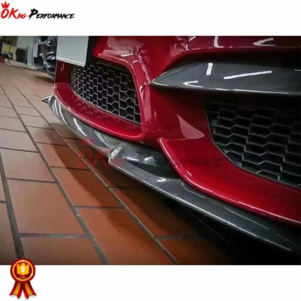 Car Bumpers |   CS Style Carbon Fiber Car Bumper Splitter For BMW F80 F82 F83 M3 M4 Front Lip