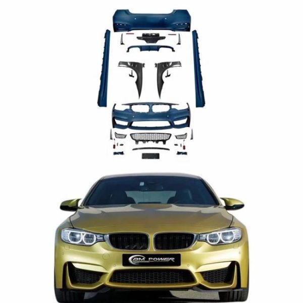 Car Bumpers |   Hot sale 4 Series F32 M4 style body kits for 2013-2018y 440i 430 425 420 428 car bumpers car accessories auto parts