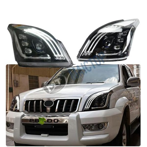 LED Headlights |   Maictop car accesorios facelift led faros head lights headlight for land cruiser prado 120 series lc120 fj120 2003-2009